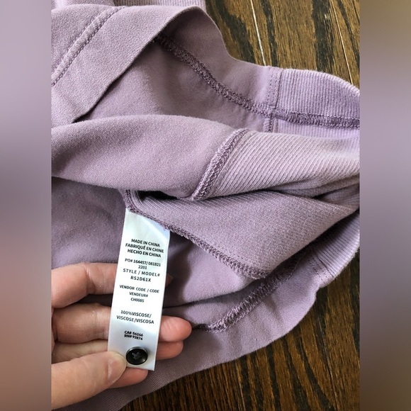 Splendid Women’s L Promenade Faded Purple Ribbed Henley Tank Dress - VGUC! - Picture 10 of 14